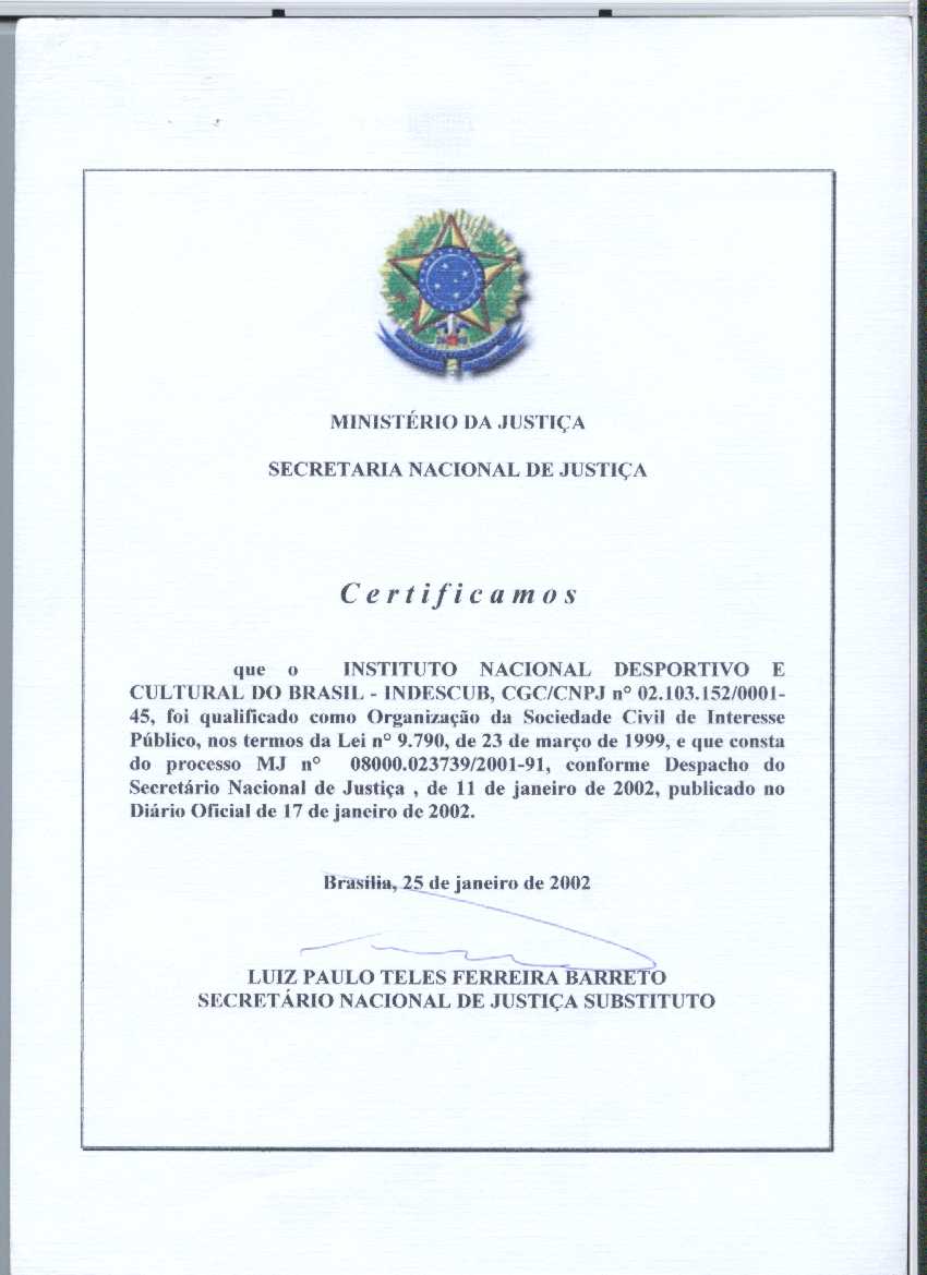 Certificado